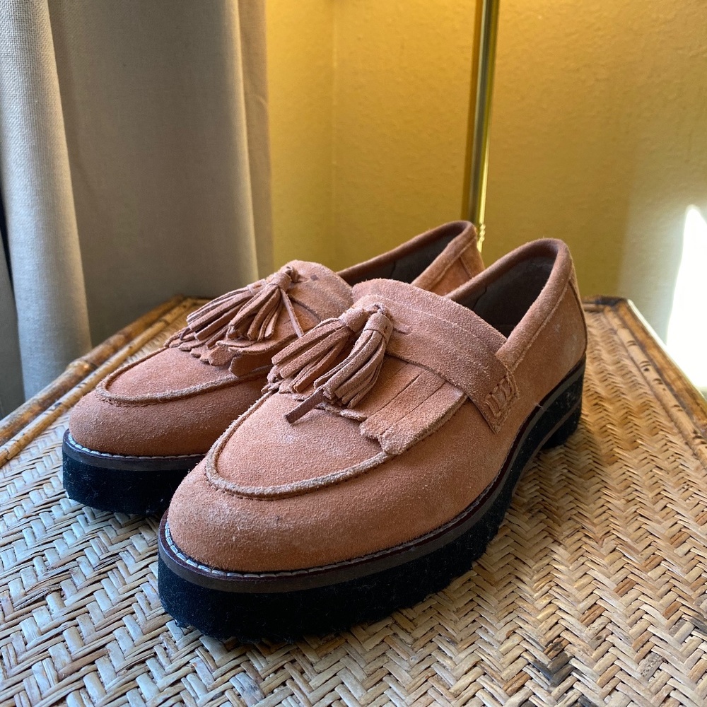 ASOS brown/rust loafers